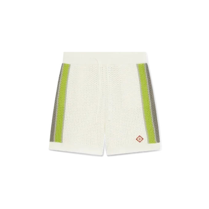 Randiga virkade Shorts