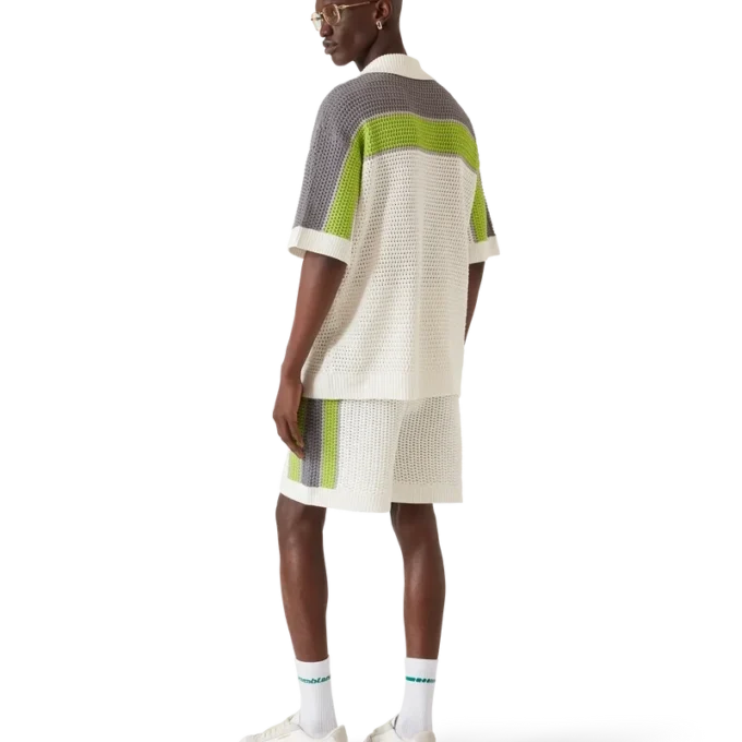 Randiga virkade Shorts