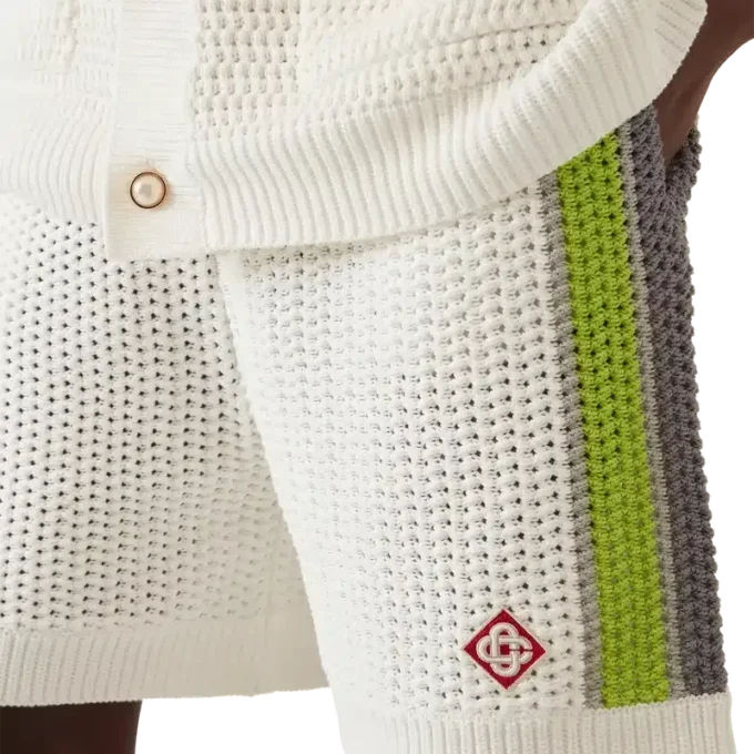 Randiga virkade Shorts