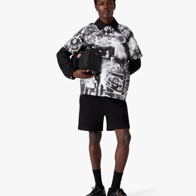 Rave Collage kortärmad mesh-T-shirt