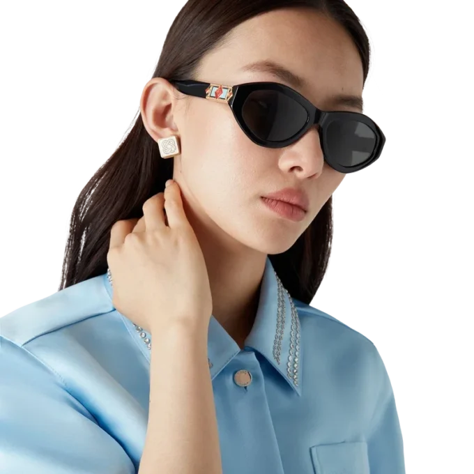 Örhängen med Monogram-logotyp Örhängen med Monogram-logotyp