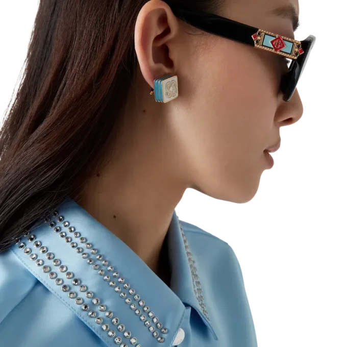 Örhängen med Monogram-logotyp Örhängen med Monogram-logotyp