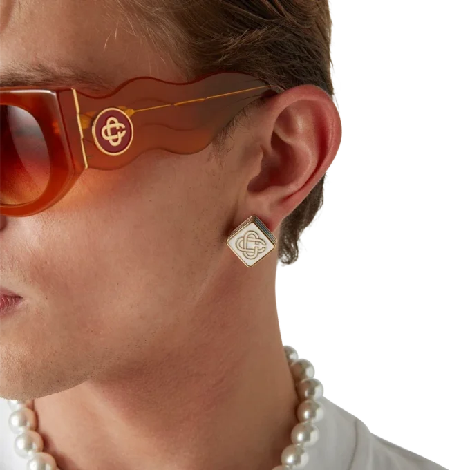 Örhängen med Monogram-logotyp Örhängen med Monogram-logotyp