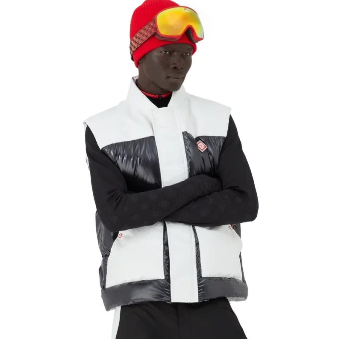 Ripstop-skidväst med dun