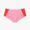 Rosa bikinishorts med monogram
