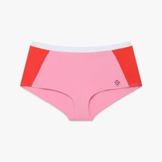 Rosa bikinishorts med monogram
