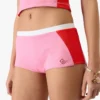 Rosa bikinishorts med monogram