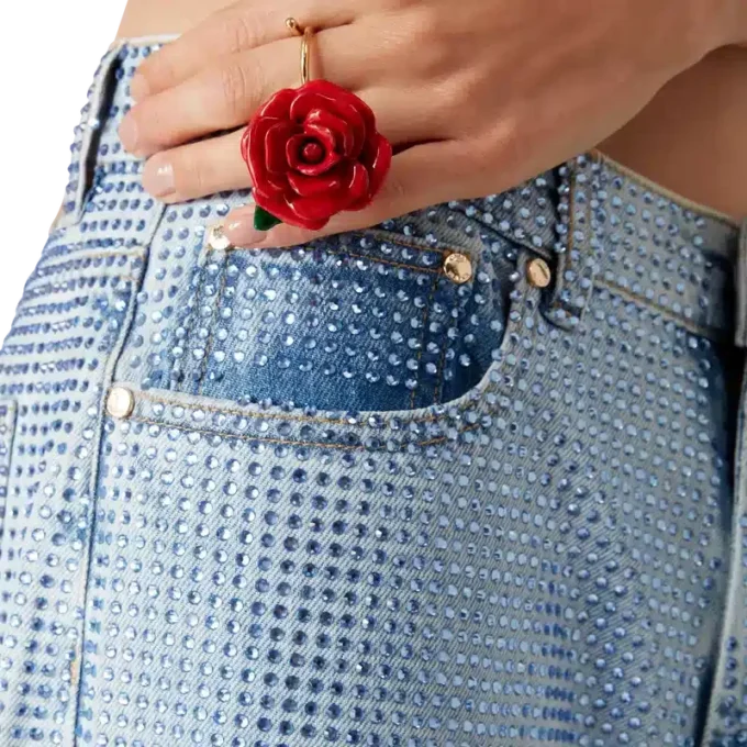 Rose Double Ring