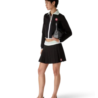 Scuba-plisserad minikjol