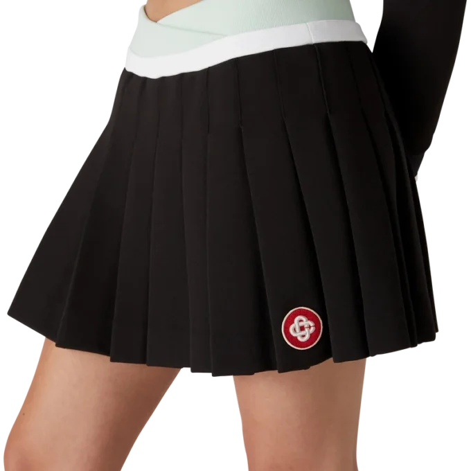 Scuba-plisserad minikjol