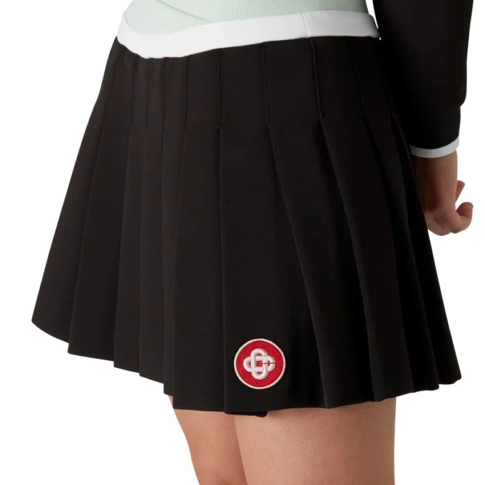 Scuba-plisserad minikjol