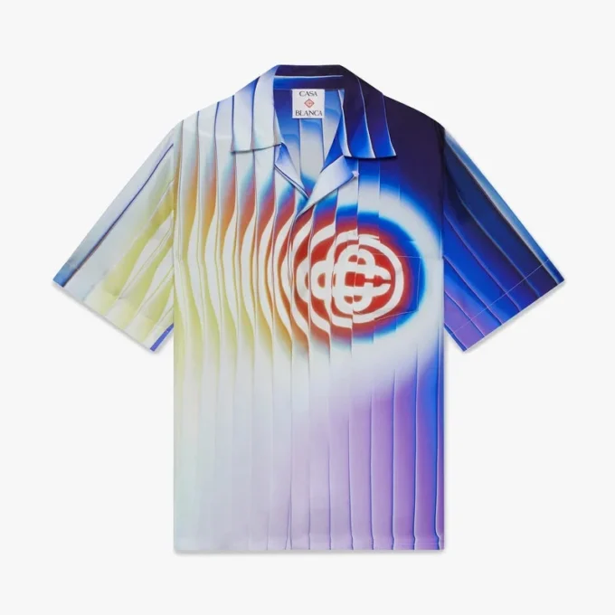 Shockwave kortärmad silkesskjorta