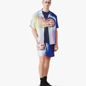 Shockwave kortärmad silkesskjorta