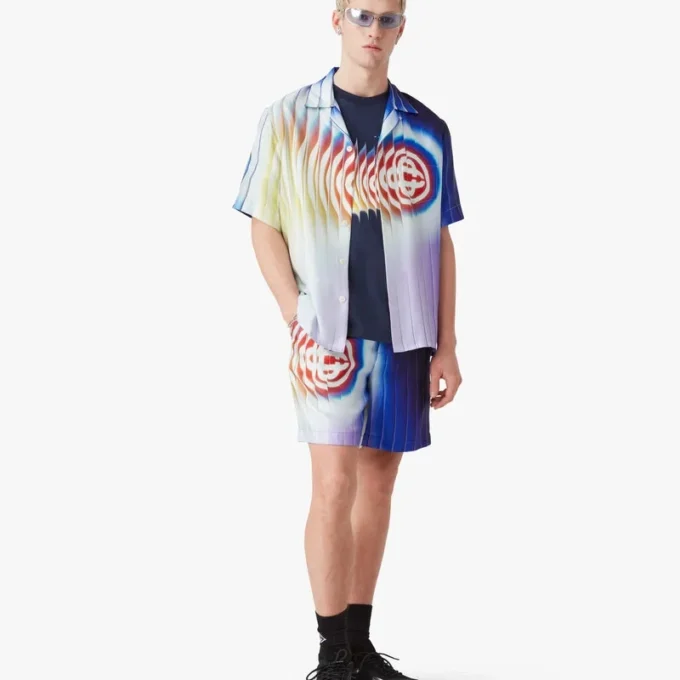 Shockwave kortärmad silkesskjorta