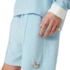 Shorts i randigt velour