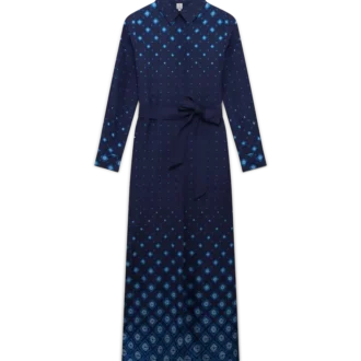 Silkeskjorta med gradient