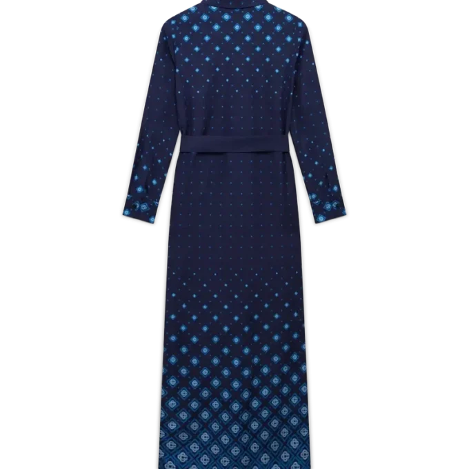 Silkeskjorta med gradient