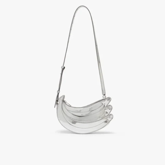 Silver Banana Bag