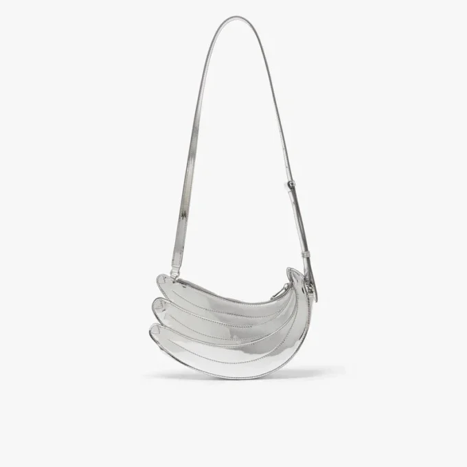 Silver Banana Bag