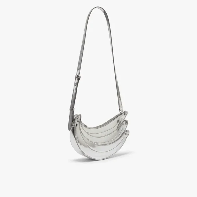 Silver Banana Bag