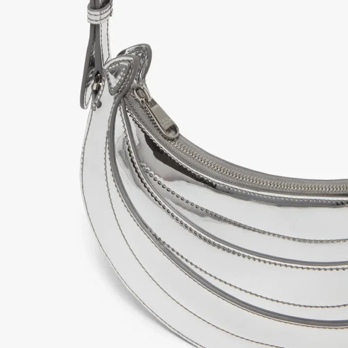 Silver Banana Bag
