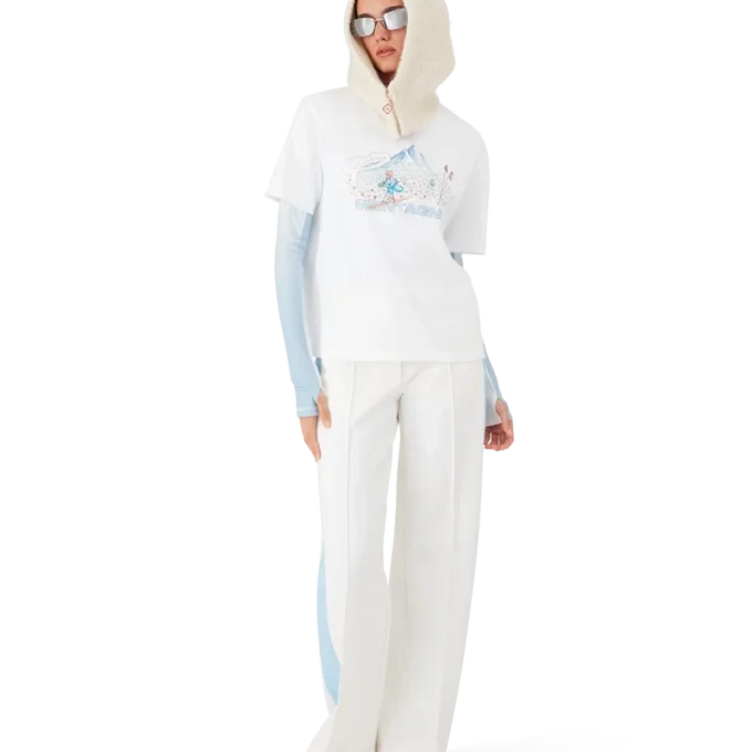 Ski kortärmad T-shirt