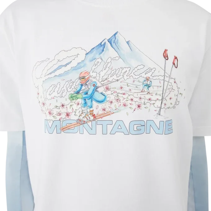 Ski kortärmad T-shirt