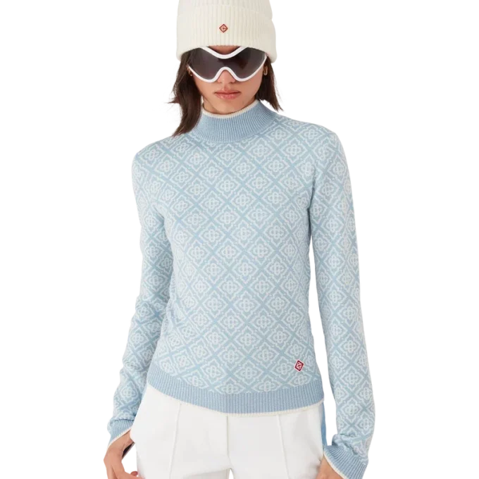 Ski Monogram High Neck Top Ski Monogram High Neck Top