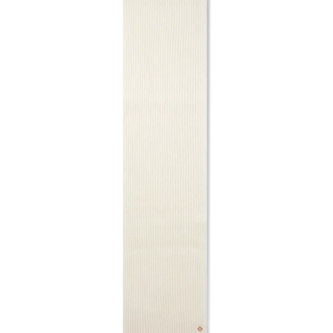 Skidscarf i ribbad ull