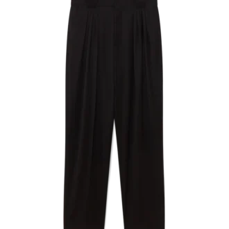 Skräddarsydda byxor i ull med fem veck