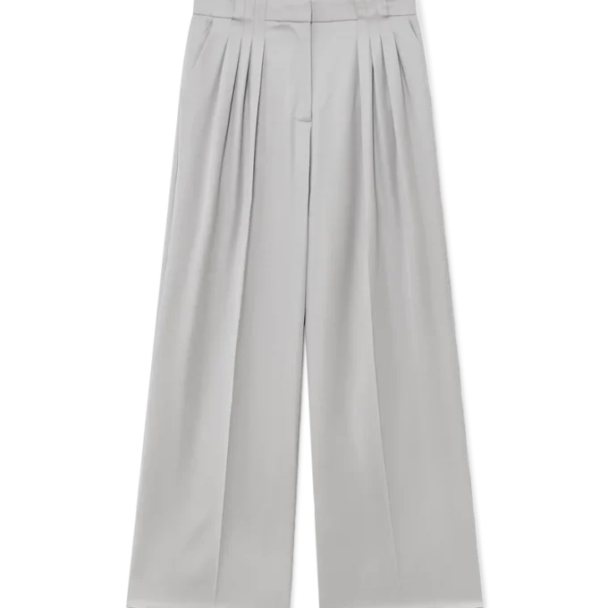 Skräddarsydda byxor i ull med tre veck