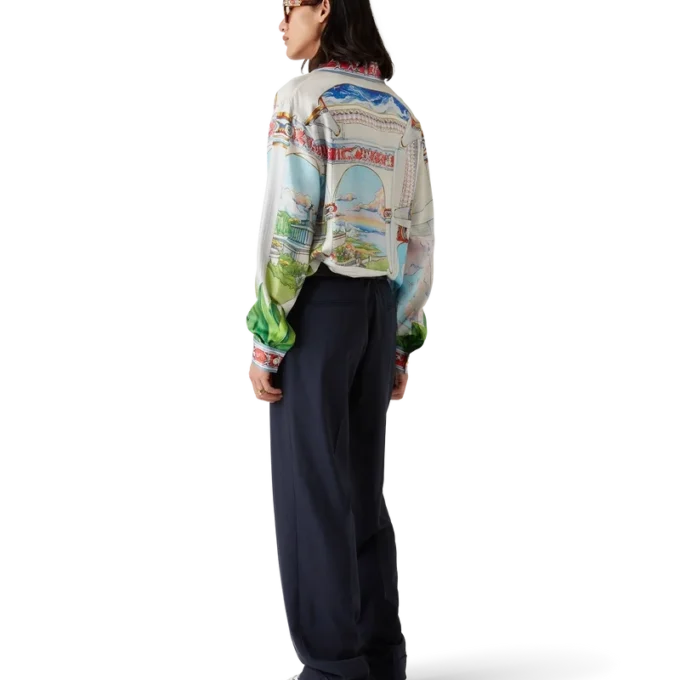 Skräddarsydda plisserade byxor i ull