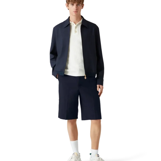 Skräddarsydda shorts i ull