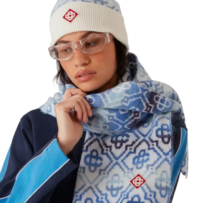 Space Dye Monogram-halsduk