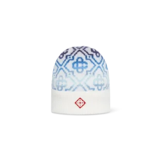 Space Dye Monogram Merino Beanie Space Dye Monogram Merino Beanie