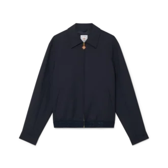 Sportig skräddarsydd jacka i ull