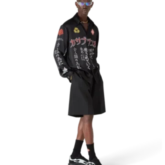 Stade-sneakers för herr i svart och mint