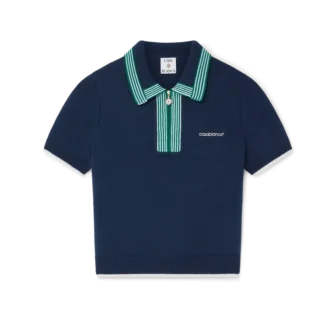 Stickad tennis-skjorta