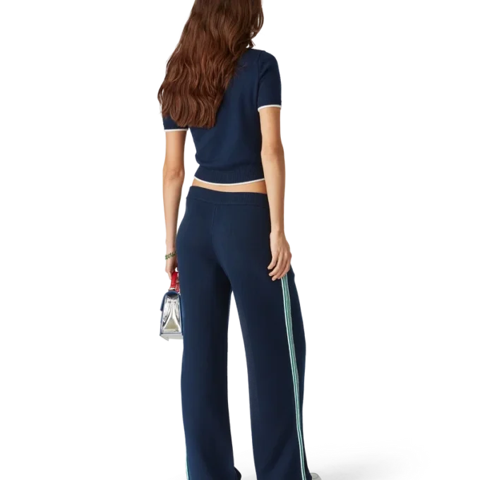 Stickade tennisbyxor