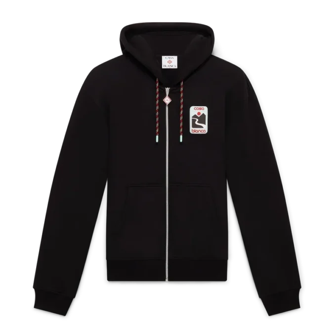 Sunset Valley hoodie med dragkedja