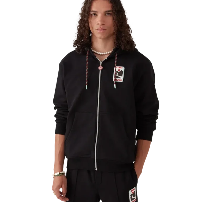 Sunset Valley hoodie med dragkedja