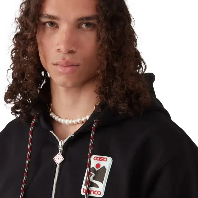 Sunset Valley hoodie med dragkedja