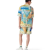 Surreal Pool silk shorts