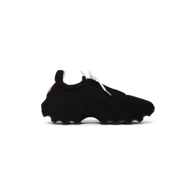 Svart Arch-sneaker i stickat för herr