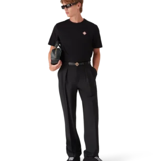 Svart Arch-sneaker i stickat för herr