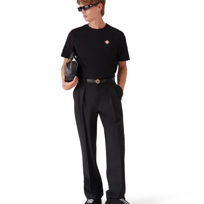 Svart Arch-sneaker i stickat för herr