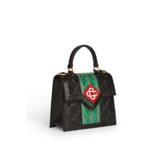 Svart Laurel Mini Jeanne-väska