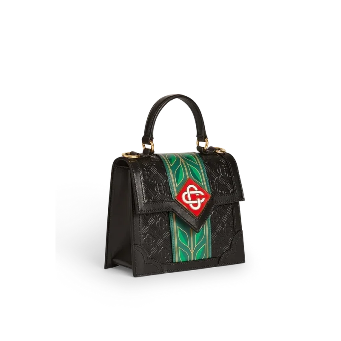 Svart Laurel Mini Jeanne-väska