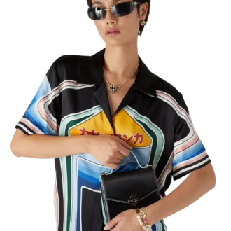 Svart Mini Jeanne-väska