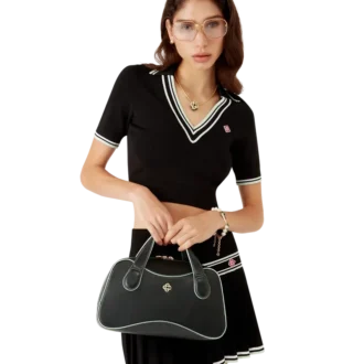 Svart Mini Louise-väska